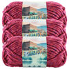 Picture of Lion Brand Yarn Hometown Yarn, Bulky Yarn, Yarn for Knitting and Crocheting, 3-Pack, Phoenix Azalea