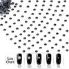 Picture of LPBeads 3000 Pieces SS16 Black Hotfix Rhinestones Flatback Round Crystal Glass Rhinestones Gems for Crafts Nail Face Art Clothes Shoes Bags DIY