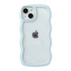 Picture of Caseative Cute Curly Wave Frame Shape Shockproof Soft Compatible with iPhone Case (Green,iPhone 12 Pro Max)