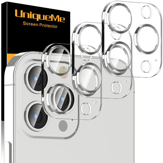 UniqueMe [5 Pack] Compatible con iPhone12 Pro Max Protector de
