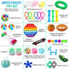 Picture of IJO 38 Pack Sensory Fidget Toys Set for Kids and Adults-Relief Stress and Anxiety Autism,ADHD,OCD- Perfect for Education Classroom Rewards-Gifts for Boys and Girls of 3 4 5 6 7 8 9 10 Years Old and Up