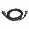 Picture of Amazon Basics 6-Foot Extension Cord - 13 Amps, 125V - 2-Pack, Black