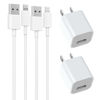 Picture of [Apple MFi Certified] iPhone Charger, DESOFICON 2Pack 6FT Lightning to USB Fast Charging Data Sync Cord & 2Pack USB Wall Quick Charge Travel Plug Compatible with iPhone 13/12/11/XS/XR/X 8/iPad/AirPods