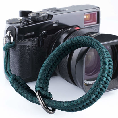 Picture of AQAREA Camera Wrist Strap for DSLR Mirrorless Camera, Quick Release Camera Hand Strap with Safer Connector (Turquoise)