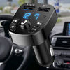 Picture of Car Bluetooth FM Transmitter, MP3 Player Transmitter 5.0 Wireless Handsfree 2 USB Charger Kit, FM Transmitter Wireless Radio Adapter Kit Dual Transmitter Support SD Card USB Stick