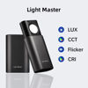 Picture of Light Meter Lux CCT CRI Flicker Meter Illuminometer Color Temperature Meter Photometer Lighting Motion Sensor Bluetooth APP Light Tester Tool Rechargeable