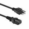 Picture of [UL Listed] Cable Nahao 6 Ft 18 AWG 3 Prong AC Wall Power Cord Cable Compatible with Epson BenQ Optoma EPSON Infocus NEC Dell Sony Eiki ViewSonic Projector (NEMA 5-15P to IEC320C13)