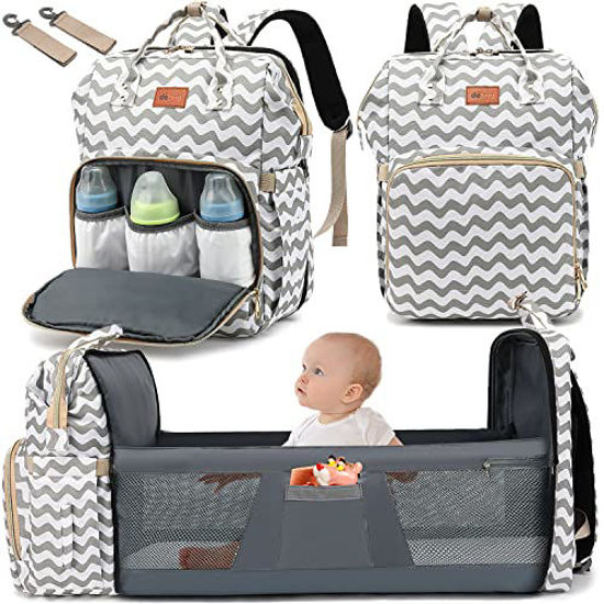 3 In 1 Diaper Bag Backpack With Changing Station, Diaper Bags For Baby  Girls Boys, Baby Shower Gifts, Newborn Essentials Must Haves, Multi-functio