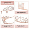 Picture of 13th Birthday Decorations for Girls, Including 13th Birthday Crown/Tiara, Candles, Official Teenager Sash and Cake Toppers, Rose Gold Teen Girl Gifts for 13 Year Old Birthday Decorations