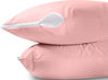 Picture of Utopia Bedding Waterproof Pillow Protector Zippered (2 Pack) Queen Pink - Pillow Encasement 20 x 28 Inches