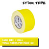 Picture of 3" x 60 Yard 55 Meter Yellow Gaffers Tape No Residue Cloth Matte Finish