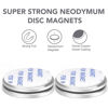 Picture of E BAVITE Super Strong Neodymium Disc Magnets with Double Sided Adhesive, Powerful Permanent Rare Earth Magnets, 1.26 inch D x 1/8 inch H 4 Packs, 30X3 4P