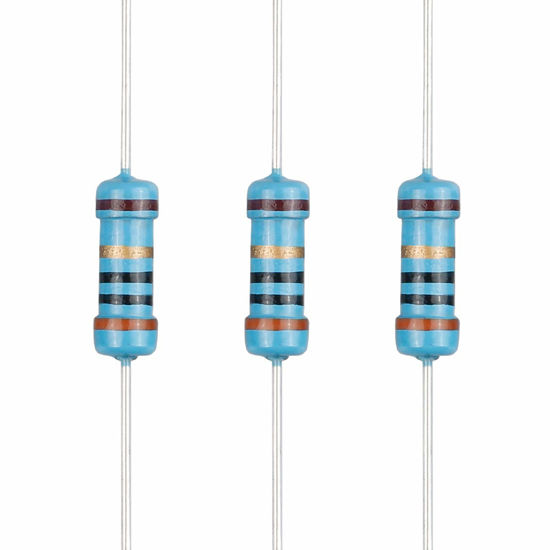 Picture of EDGELEC 100pcs 30 ohm Resistor 1/2w (0.5Watt) ±1% Tolerance Metal Film Fixed Resistor, Multiple Values of Resistance Optional