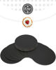 Picture of 10 Inch Black Cake Boards Round 40-Packs Circles Rounds Base Food-Grade Cardboard10 Inch Cake Plate（Thinner But Stronger） qiqee