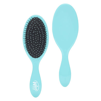 Picture of Wet Brush Original Detangler Hair Brush, Amazon Exclusive Aqua - Ultra-Soft IntelliFlex Bristles - Detangling Hairbrush Glides Through Tangles For All Hair Types (Wet Dry & Damaged Hair) - Women & Men