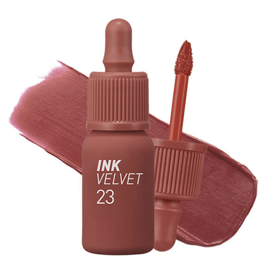 Picture of Peripera Ink the Velvet Lip Tint, Liquid Lip (0.14 fl oz, 023 NUTTY NUDE)