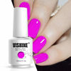 Picture of Vishine Nail Gel Polish, 15ml Soak Off Nail Gel Polish Nail Art Manicure Salon DIY Long-lasting, UV LED Lamp Required - Magenta Purple 0.5 OZ