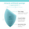 Picture of Real Techniques Miracle Airblend Makeup Sponge, Matte Makeup Blending Sponge, For Liquid, Cream, & Powder Products, Offers Medium To Full Coverage, Foundation Sponge, Packaging May Vary, 2 Count