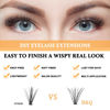 Picture of Lash Clusters 10D-0.10D+20D-0.07D B&Q LASH Individual Lashes 280 Clusters False Eyelash 9-16MIX Lash Clusters Extensions Individual Lashes Cluster DIY Eyelash Extensions at Home (10D+20D,9-16MIX)