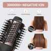 Picture of Blow Dryer Hair Straightener Brush in One Upgraded 4 in 1 Hair Dryer and Styler Volumizer with Negative Ion Anti-frizz Ceramic Titanium Barrel Hot Air Brush 75MM Oval Shape