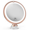 Picture of Upgraded 10x Magnifying Lighted Makeup Mirror with Touch Control, Powerful Locking Suction Cup, and 360 Degree Rotating Arm, Magnifying Mirror with Lights for Home, Bathroom Vanity and Travel