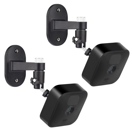 Picture of 2Pack Adjustable Security Wall Mount Bracket for Blink Outdoor (3rd Gen) XT3, Blink XT / XT2, Blink Mini, Perfect View Angle for Your Blink Surveillance Camera - Black