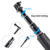 Picture of Trehapuva Selfie Stick, 28” Extension Monopod Adjustable Pole Waterproof Hand Grip Compatible for Go Pro Hero 10 9 8 7 6 5 4 3+ 3 Session, AKASO, Xiaomi Yi,SJCAM SJ4000 SJ5000 SJ6000 More