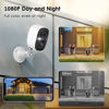 Picture of Security Camera Wireless Outdoor, Outdoor Camera Wireless 2-Way Talk Battery Powered Wi-Fi Cameras for Outside and Indoor 1080P Night Vision AI Motion Detection Spotlight Siren Alarm IP65 Weatherproof