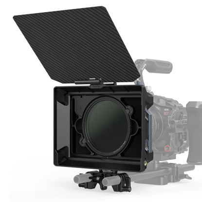 Picture of SMALLRIG Matte Box, Star-Trail Lightweight Multifunctional Modular VND Kit, with 95mm VND Filter Kit, Filter Frame, 15MM LWS Support, for DSLR Mirrorless Cameras - 3645