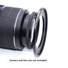 Picture of 43mm to 77mm Lens adapter/43mm Lens to 77mm Camera Filters Ring Compatible All 43mm Camera Lenses to 77mm UV CPL ND Filter Accessory and 77mm Lens Hood