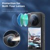 Picture of CYNOVA Insta 360 X3 Sticky Lens Guard Screen Tempered Film Set, Screen Protector for Insta360 X3 Accessories LCD Tempered Glass 9H Hardness