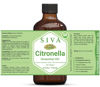 Picture of Siva Citronella Essential Oil 4 Fl Oz with Premium Glass Dropper - 100% Pure, Natural, Undiluted & Therapeutic Grade, Amazing for Nourished Skin, Moisturized Hair, Diffuser, Massage & Aromatherapy