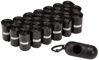 Picture of Amazon Basics Standard Dog Poop Bags With Dispenser and Leash Clip, Unscented, 300 Count, 20 Pack of 15, Black, 13 Inch x 9 Inch