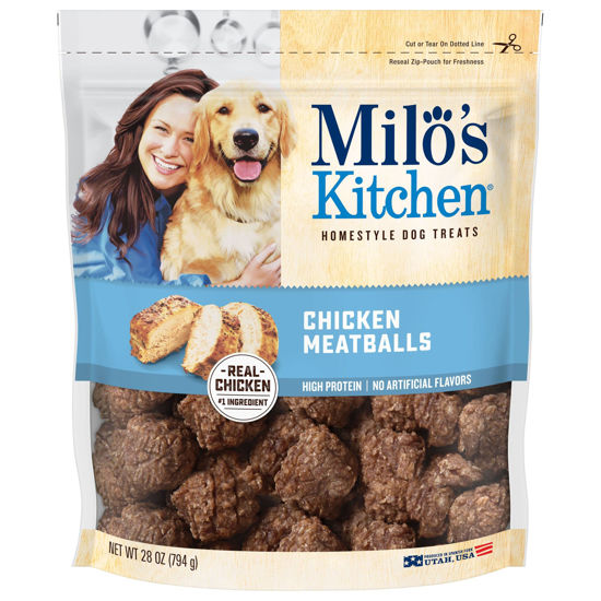 Picture of Milo's Kitchen Dog Treats, Chicken Meatballs, 28 Ounce