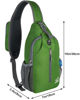 Picture of WATERFLY Crossbody Sling Backpack Sling Bag Travel Hiking Chest Bag Daypack