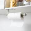 Picture of theaoo Under Cabinet Paper Towel Holder for Kitchen, Adhesive Paper Towel Roll Rack for Bathroom Towel, SUS304 Stainless Steel Wall Mount, Both Available for Adhesive and Screws