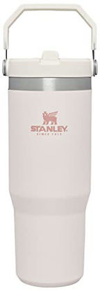 Picture of Stanley IceFlow Stainless Steel Tumbler with Straw - Vacuum Insulated Water Bottle for Home, Office or Car - Reusable Cup with Straw Leakproof Flip - Cold for 12 Hrs or Iced for 2 Days (Rose Quartz)