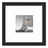 Picture of upsimples 8x8 Picture Frame, Display Pictures 4x4 with Mat or 8x8 Without Mat, Wall Hanging Photo Frame, Black, 1 Pack