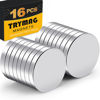 Picture of TRYMAG Magnets, 0.79 x 0.12 Inch Strong Neodymium Magnets for Crafts, Heavy Duty Magnets Small Round Refrigerator Magnets for Office, Whiteboard, Dry Erase Board Cabinets, 16PCS