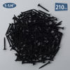 Picture of JEGONFRI 210pcs #6 × 1-1/4 inch High Hardness Drywall Screws, Black, Coarse Thread, Phillips Drive, Bugle Head, Black Wood Screws, Wood and More (1-1/4 in, 210)