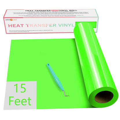  HTVRONT White Heat Transfer Vinyl Rolls - 2 Rolls 12