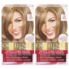 Picture of L'Oreal Paris Excellence Creme Permanent Hair Color, 8 Medium Blonde, 100 percent Gray Coverage Hair Dye, Pack of 2