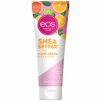 Picture of eos Hand Cream - Pink Citrus | Natural Shea Butter Hand Lotion and Skin Care | 24 Hour Hydration with Oil | 2.5 oz,2040872
