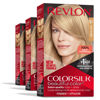 Picture of Revlon Permanent Hair Color, Permanent Blonde Hair Dye, Colorsilk with 100% Gray Coverage, Ammonia-Free, Keratin and Amino Acids, Blonde Shades (Pack of 3)