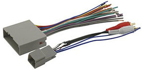 Picture of Scosche FDK11B Compatible with Select 2003-08 Ford Premium Sound or Audiophile; Power/Speaker and RCA to Sub Amp input Wire Harness / Connectors,GREY