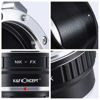 Picture of K&F Concept Lens Mount Adapter Compatible with NIK Mount Lens to Fujifilm FX Mount Camera Adapter for Fujifilm FX Mount Camera