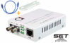 Picture of Multimode ST Gigabit Fiber Media Converter - Built-in ST Fiber Module 550 m (0.34 Miles) 850 nm - to UTP Cat5e 10/100/1000 RJ-45 - Auto Sensing Gigabit or Fast Ethernet - Jumbo Frame - LLF Support