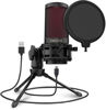 Picture of CMTECK USB Microphone, Podcast Microphone with Pop Filter & Mute Button, Compatible Desktop Computer and Laptop