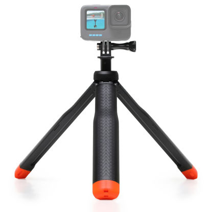 Picture of SOONSUN 4-in-1 Floating Selfie Stick for GoPro Hero 11, 10, 9, 8, 7, 6, 5, 4, 3, Max, Fusion, Session, DJI OSMO, AKASO, Insta360 - Use as Floating Handle, Extendable Monopod, Hand Grip, Tripod Stand