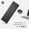 Picture of HP 230 Wireless Mouse and Keyboard Combo - 2.4GHz Wireless Connection - Long Battery Life - Durable & Low-Noise Design - Windows & Mac OS - Adjustable 1600 DPI - Numeric Keypad (18H24AA#ABA)